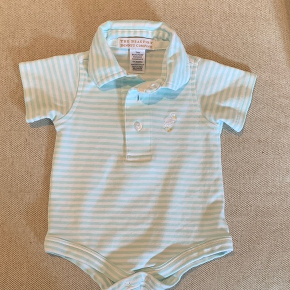The Beaufort Bonnet Company Other - NWOT The Beaufort Bonnet Company Striped Baby Onesie